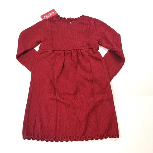 NWT Gymboree Girl Red Sweater Dress Size 5 - Picture 2 of 4